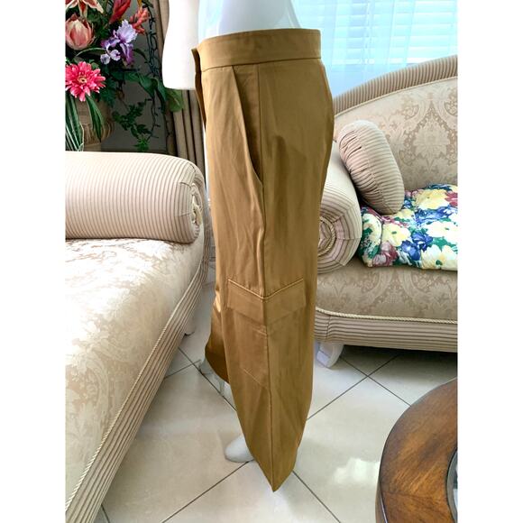 Zara High Waisted Straight Leg Cargo Pants in Toffee - Picture 9 of 12